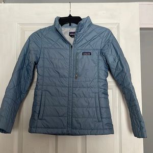 Girls L Patagonia puffer jacket